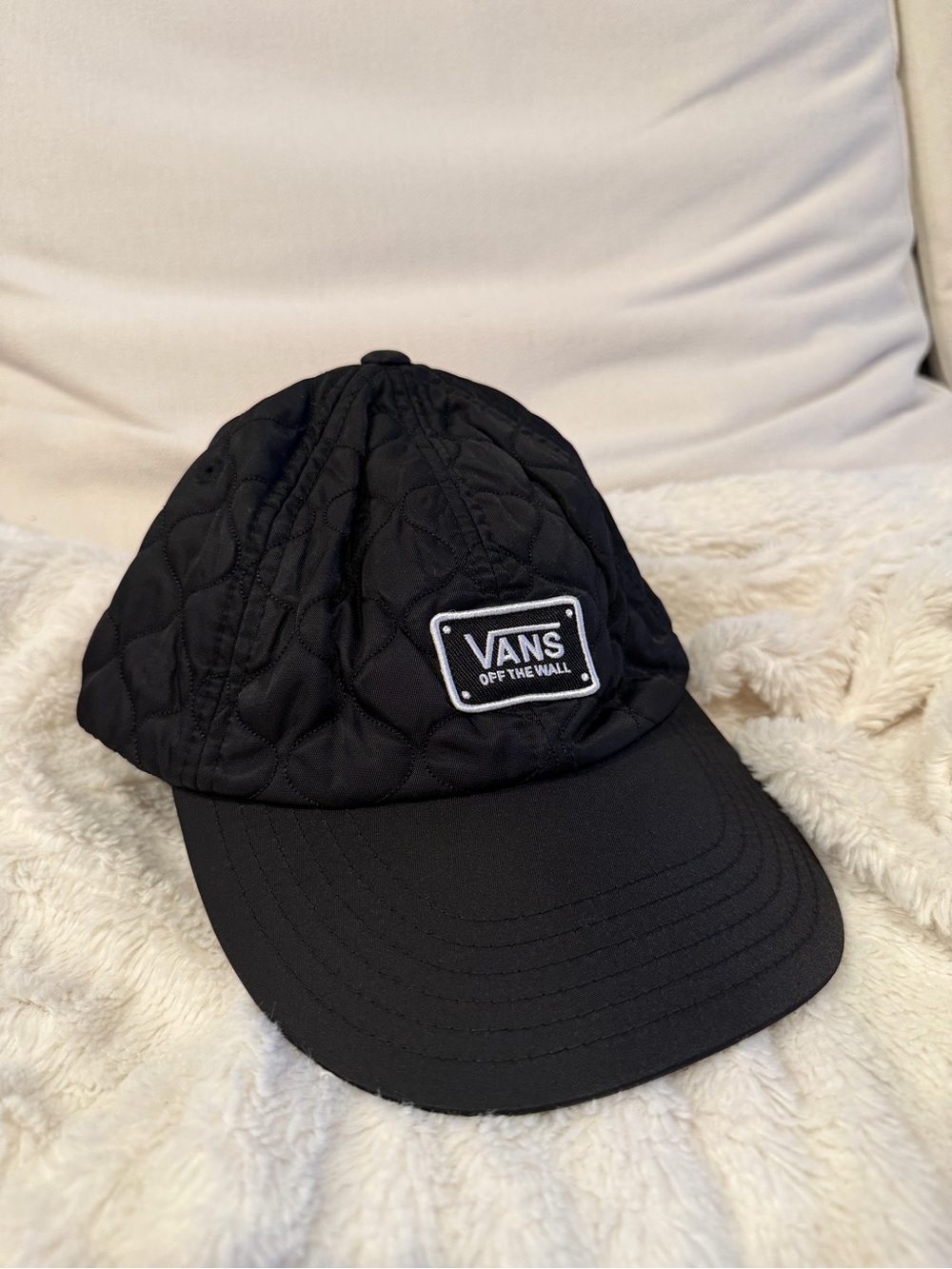 Vans Black Quilted Cap